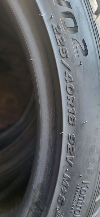 4 anvelope 225 40 18  hankook de iarna