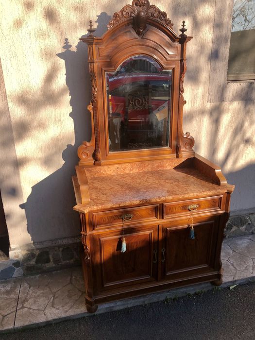 Masa de machiaj, masa de toaleta, comoda oglinda din cristal fazetat