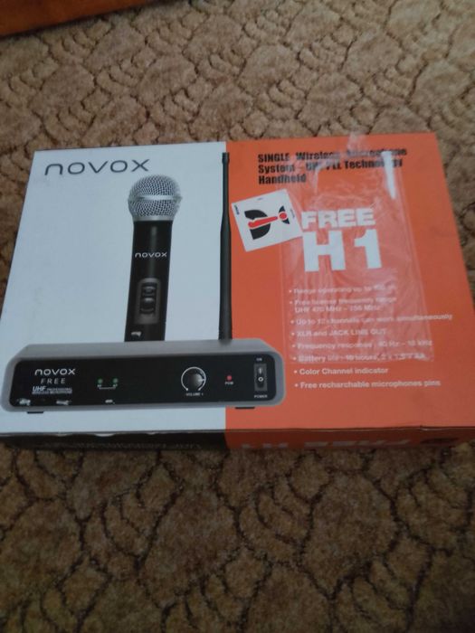 Novax FREE H1 Безжичен вокален микрофон