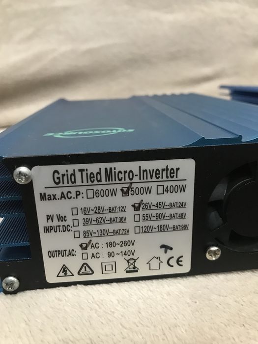 Микро инвертори 500w