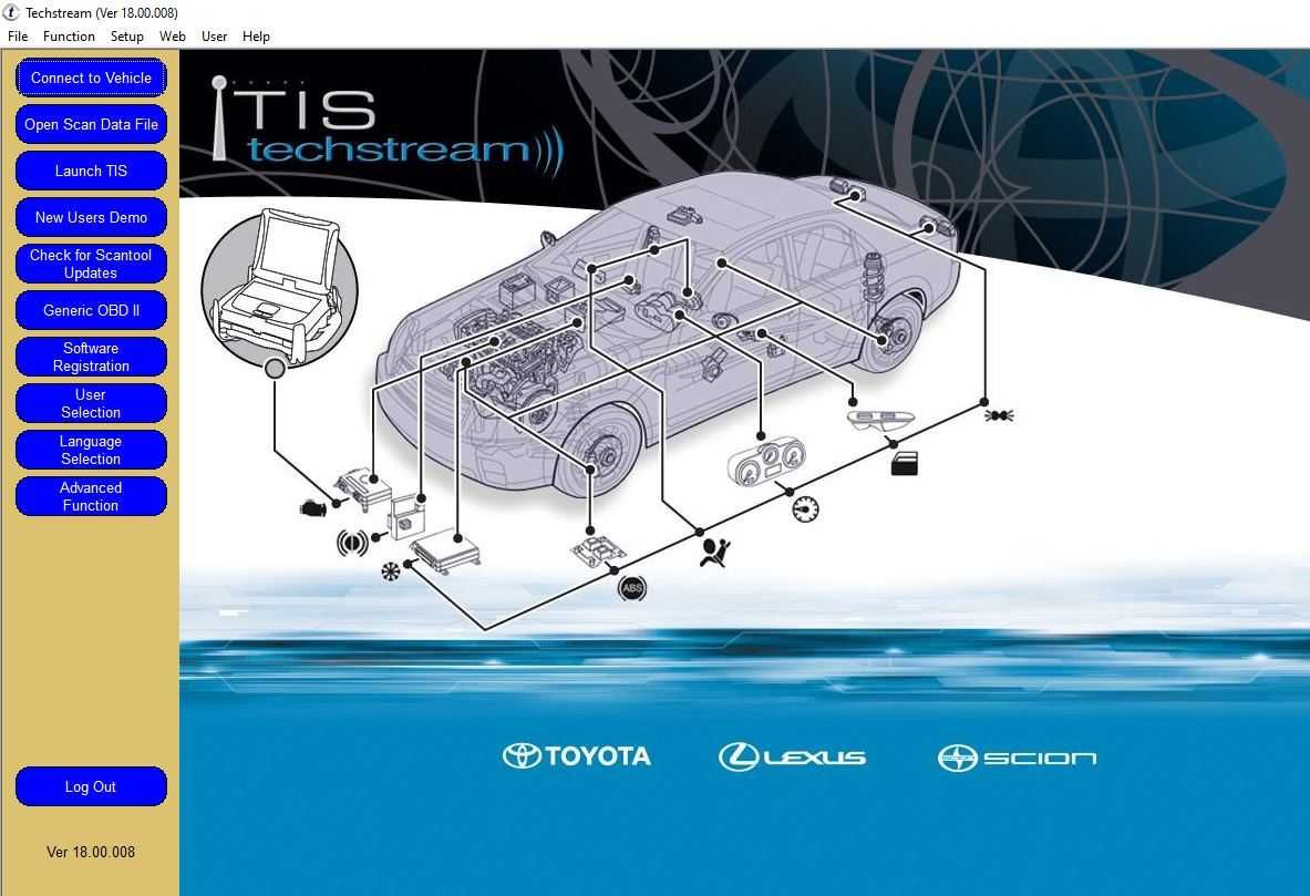 Tester/Diagnoza MINI-VCI Techstream V18 dedicata Toyota-Lexus 2024!