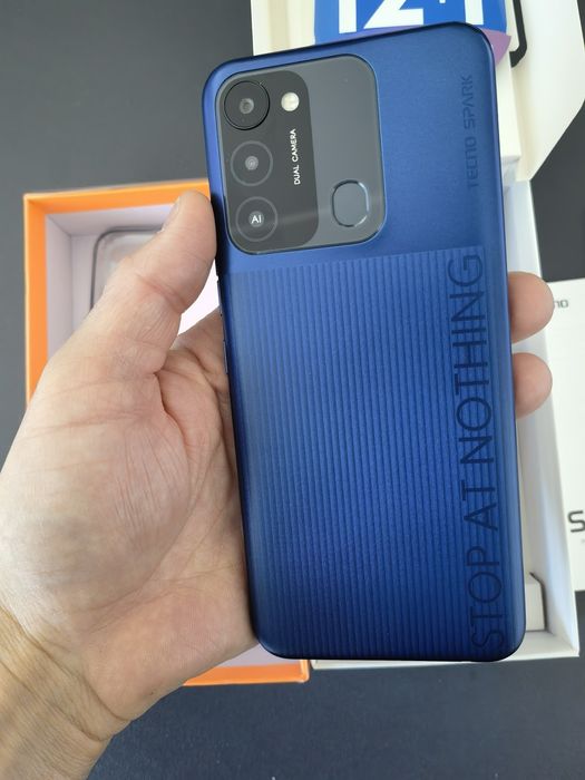 Продам свой Tehno Spark Go 2022 32gb Синий в идеальном состаяние