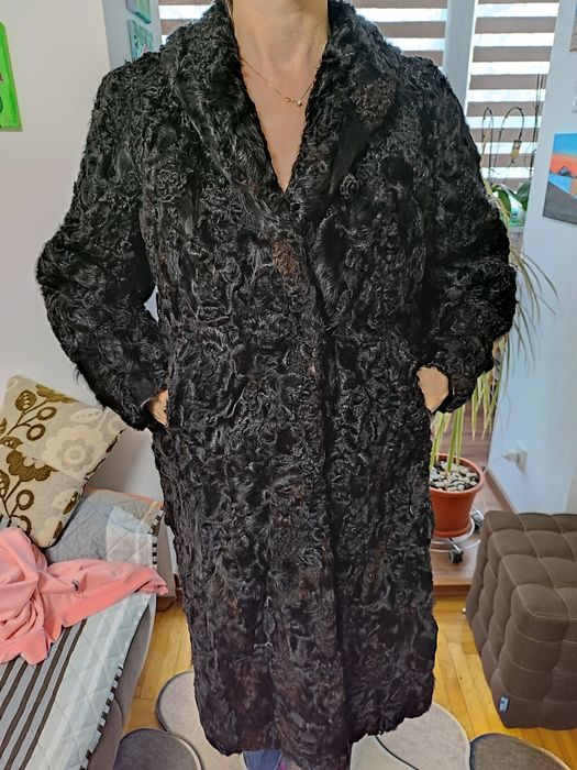 Haina de blană naturală