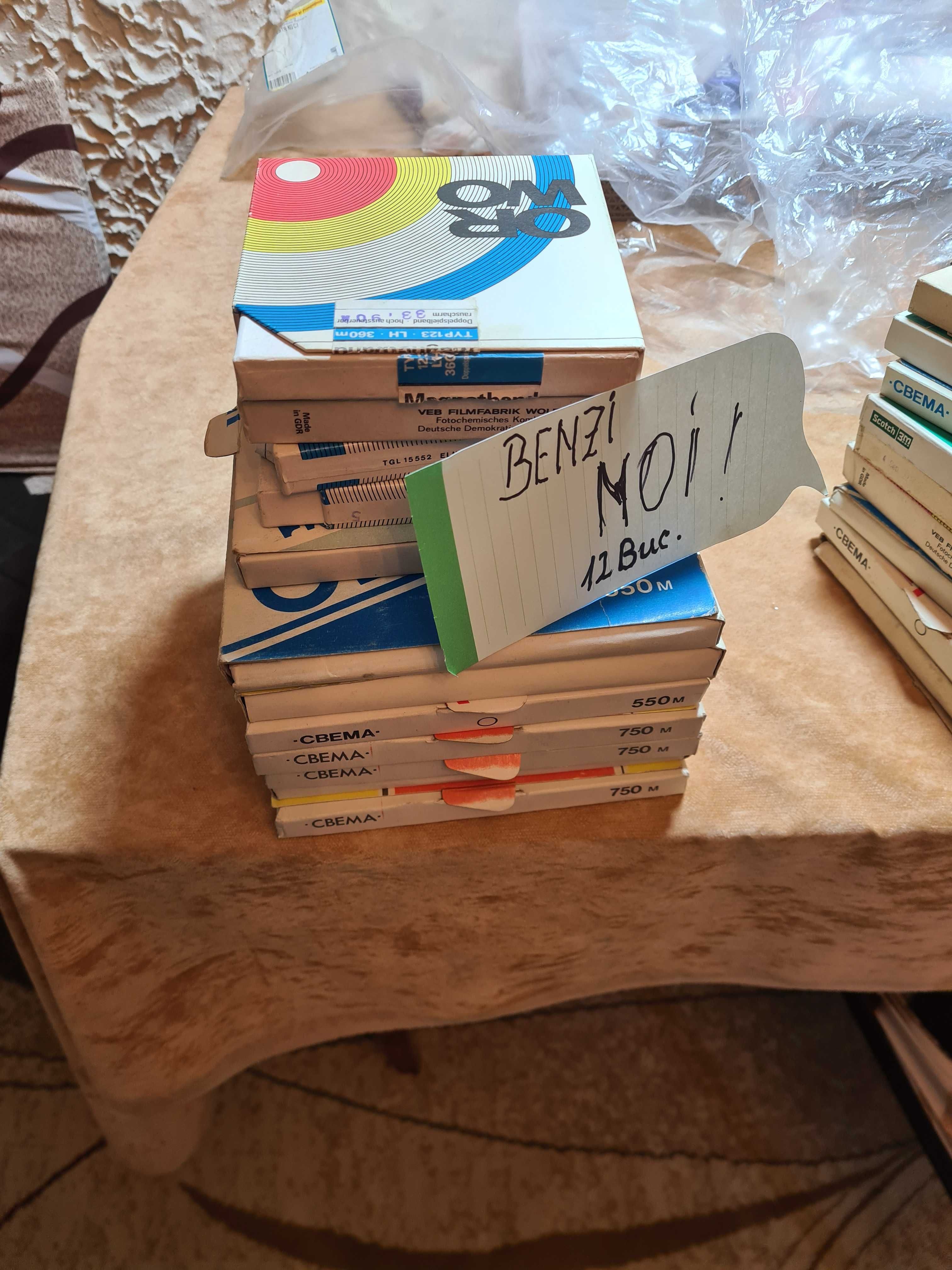Vind arhiva cu benzi f.b stare,.12 benzi noi, iar 10 cu o inregistrare