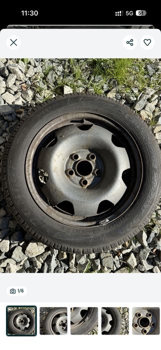 Roti de iarna, jante tabla si cauciucuri 215/60/17 C Vw T6, T5