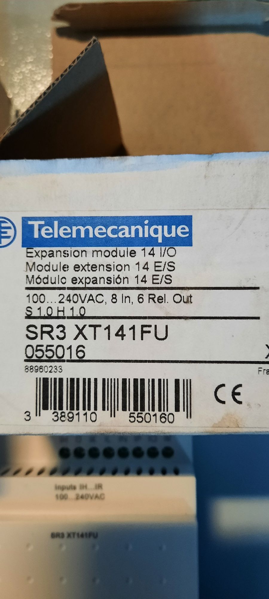 PLC Telemacanique RS3 B261FU + modul extensie