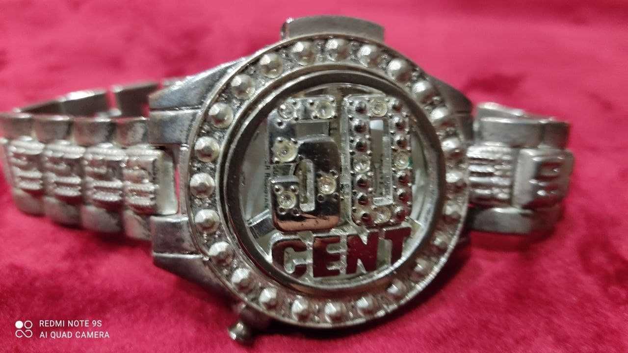 Набор Geneva. 50 cent наручные часы, цепь, браслет