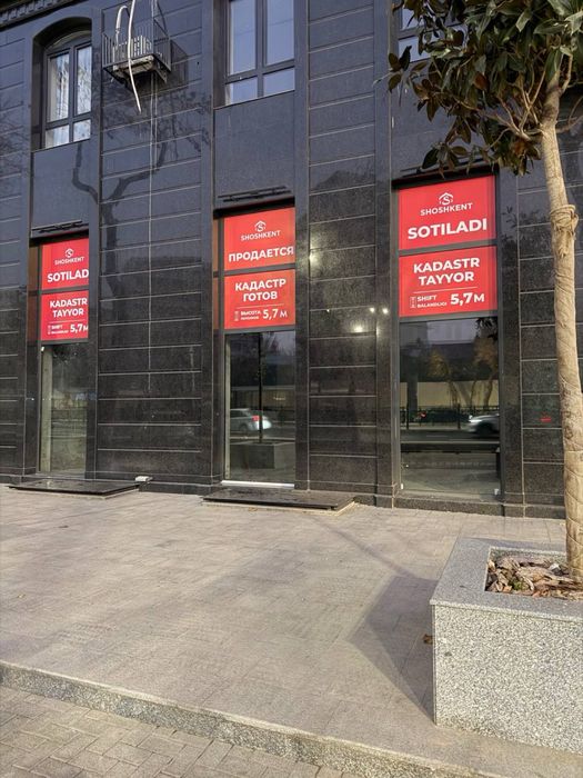 Нежилое Новостройка Шота Руставели “Shoshkent” 181 кв.м фасад 14 метр