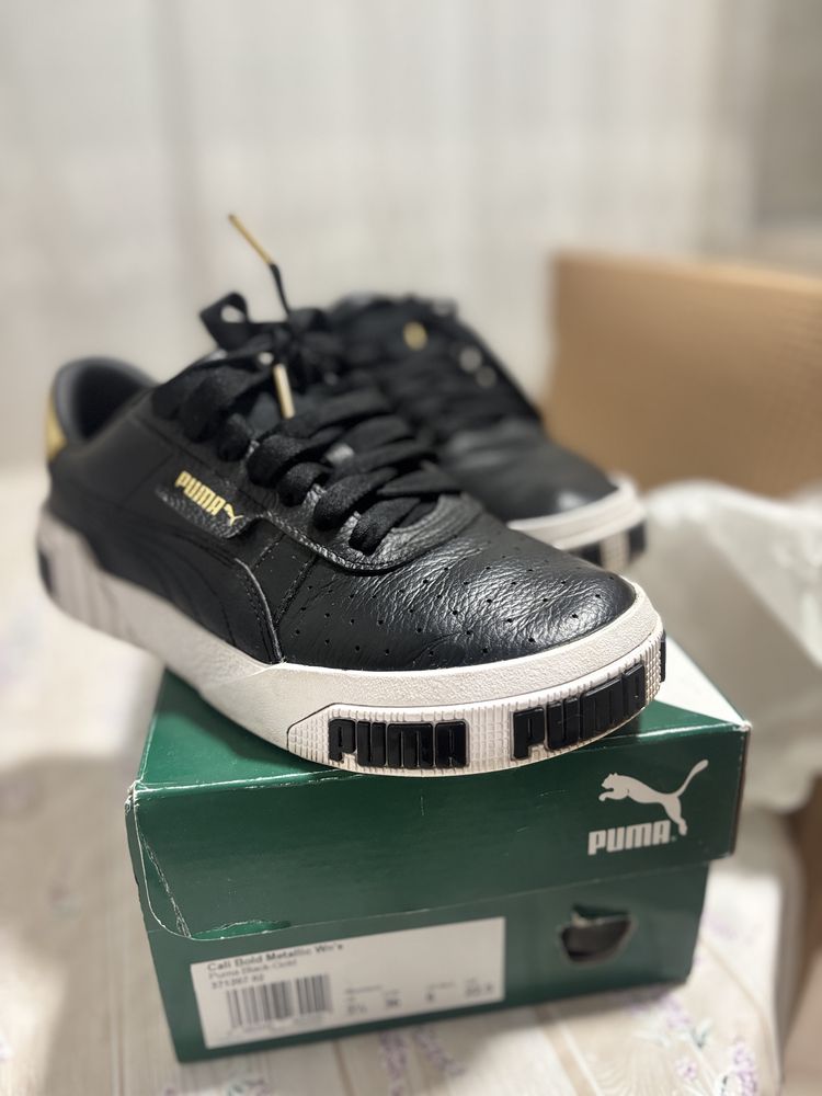 Маратонки Puma Cali bold metallic trainers -Black