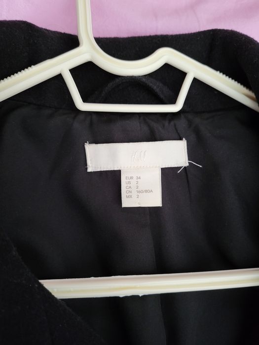 Palton dama negru H&M