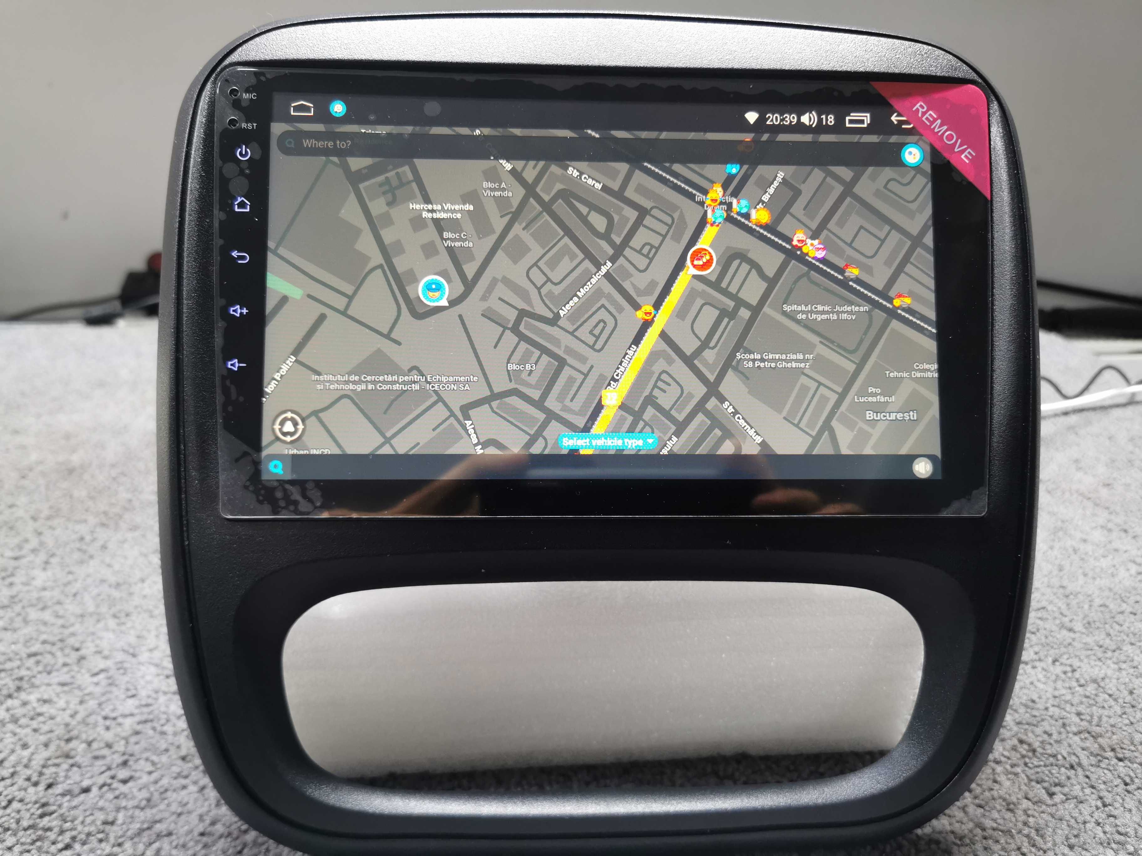 Navigatie Android Renault Trafic/Opel Vivaro 2015-20214/64gb port SIM