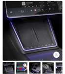 Placa wireless Tesla cu lumina ambientala ,comenzi rapide și încărcare