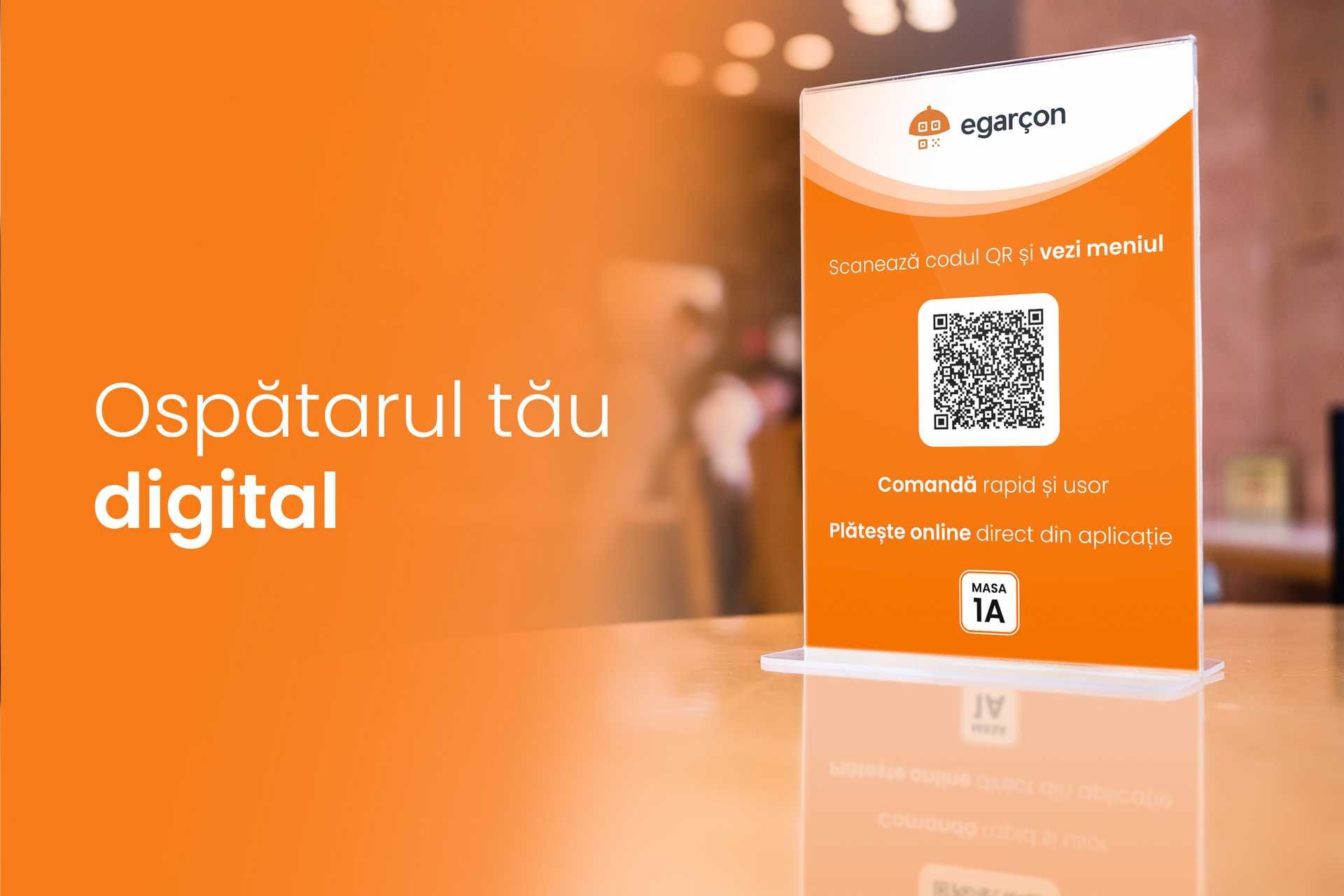 egarcon - Ospatarul tau digital - aplicatie web gratuita restaurante