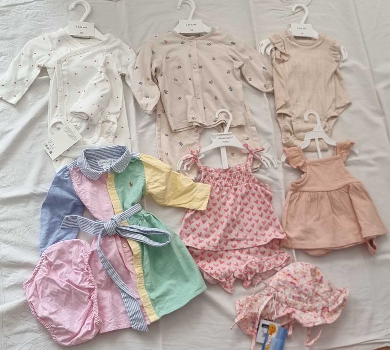 Бебешки дрешки H&M и други чисто нови с етикет