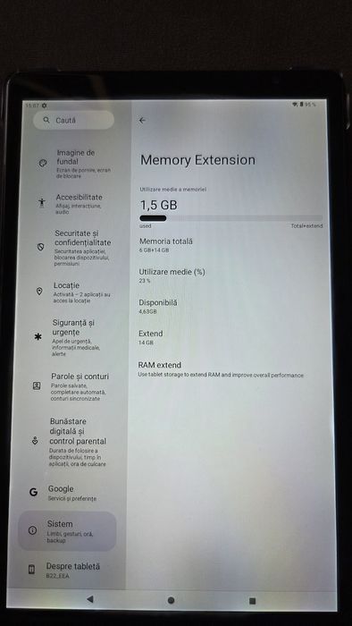 Tableta 10.1 inch 6+14 GB RAM 128 GB ROM