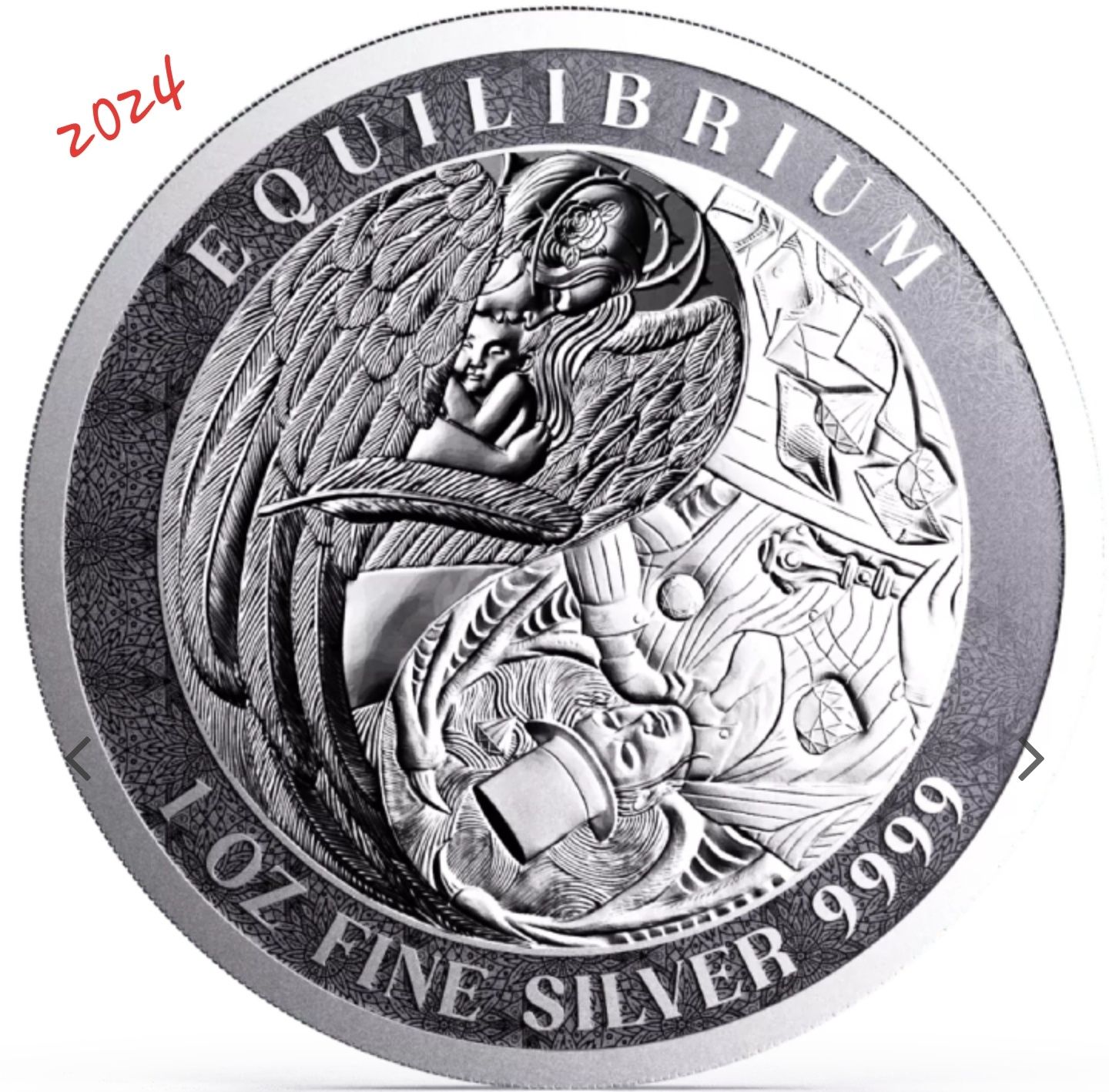 Slovacia Equilibrium Icon TOATA monede lingou argint pur 999