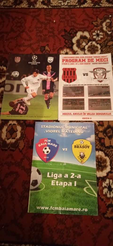 Programe meci de fotbal