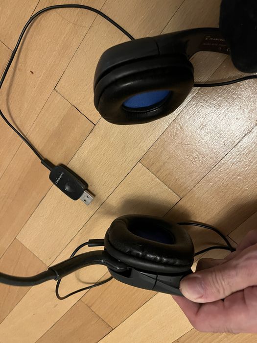 Casti Plantronics audio 655 DSP cu microfon
