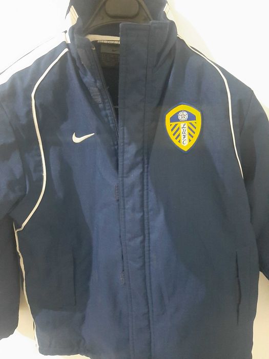 2002-03 Leeds United Nike Padded Bench Coat