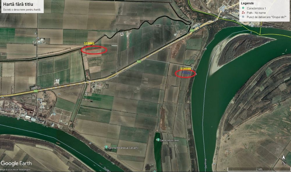 Proprietar, vând teren extravilan Galați zona Bădălan/Zătun