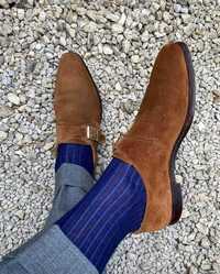 Pantofi monk premium Massimo Dutti 44 piele naturala moale