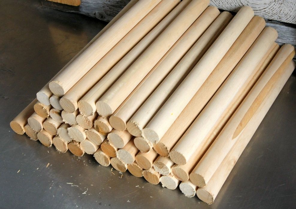 Дибли Ф23х300 дърво дървени дибли дюбели заготовки сглобки Арт проекти