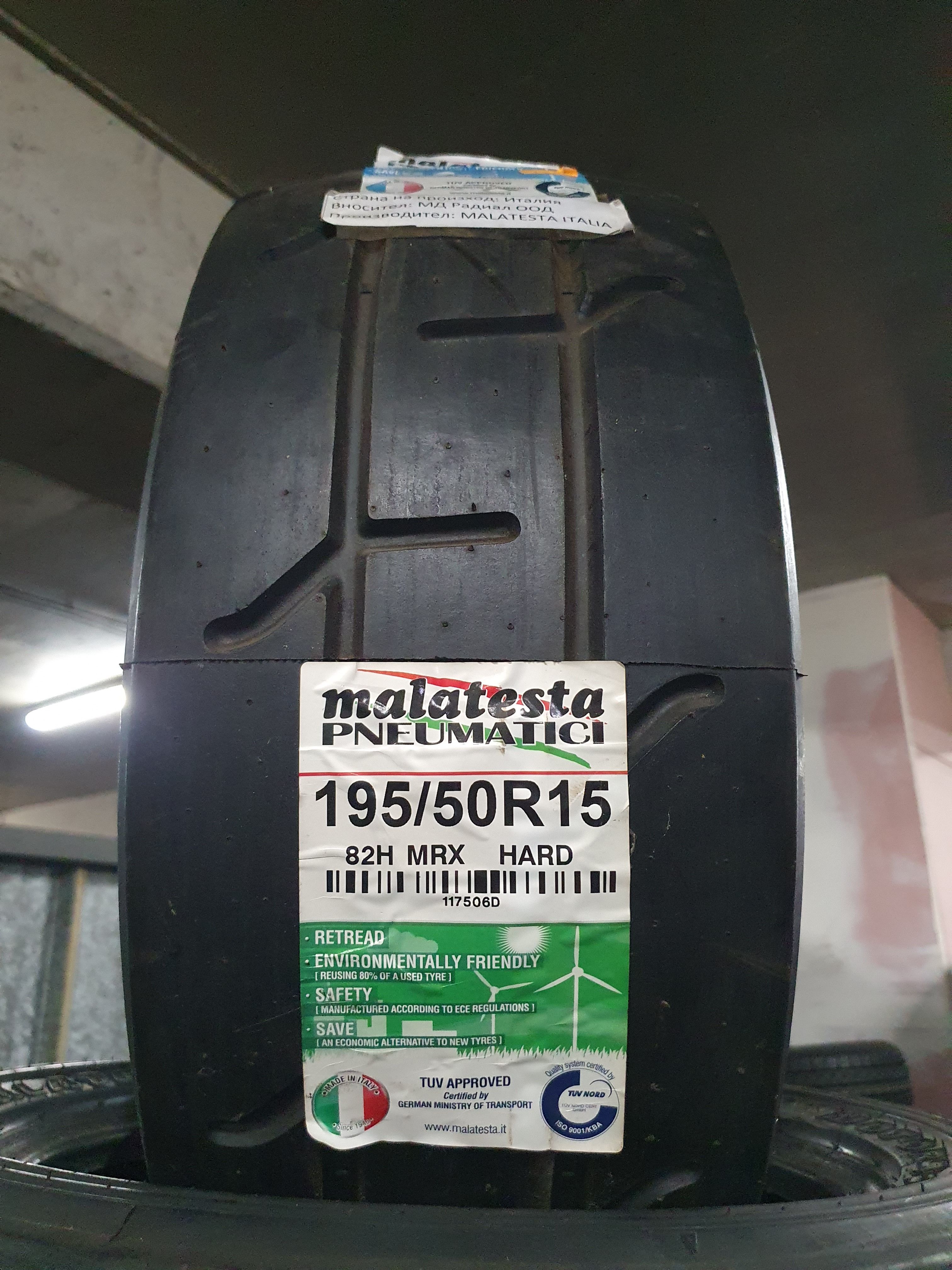 195/50r15 Malatesta Mrx Hard