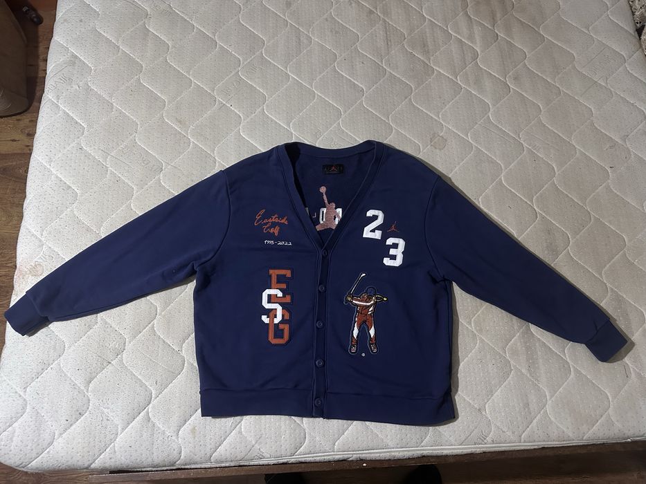 Jordan x Eastside Golf Cardigan Navy мъжко