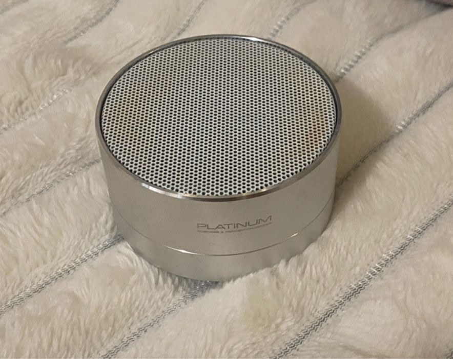 Boxă portabilă bluetooth - Platinum cu LED albastru și microfon