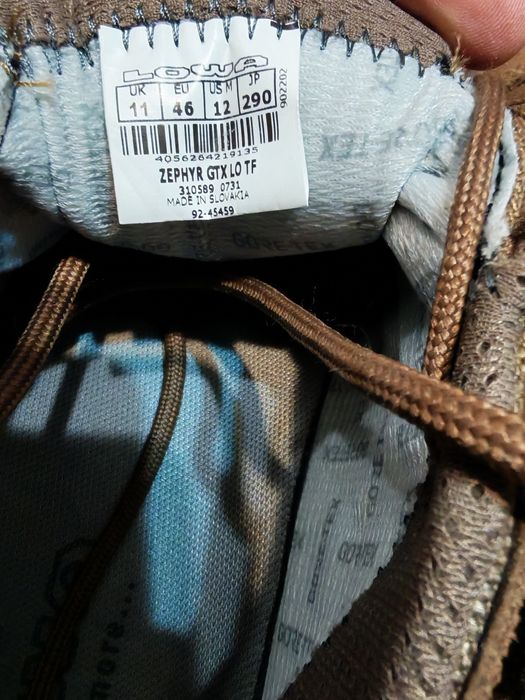 Lowa Zephyr Gore tex Task Force-46 номер