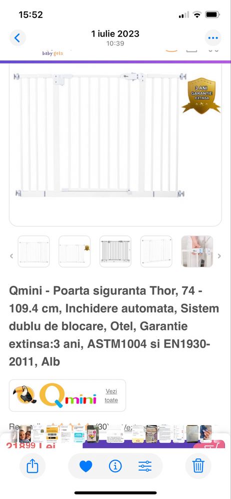 Porti de siguranta bebelusi
