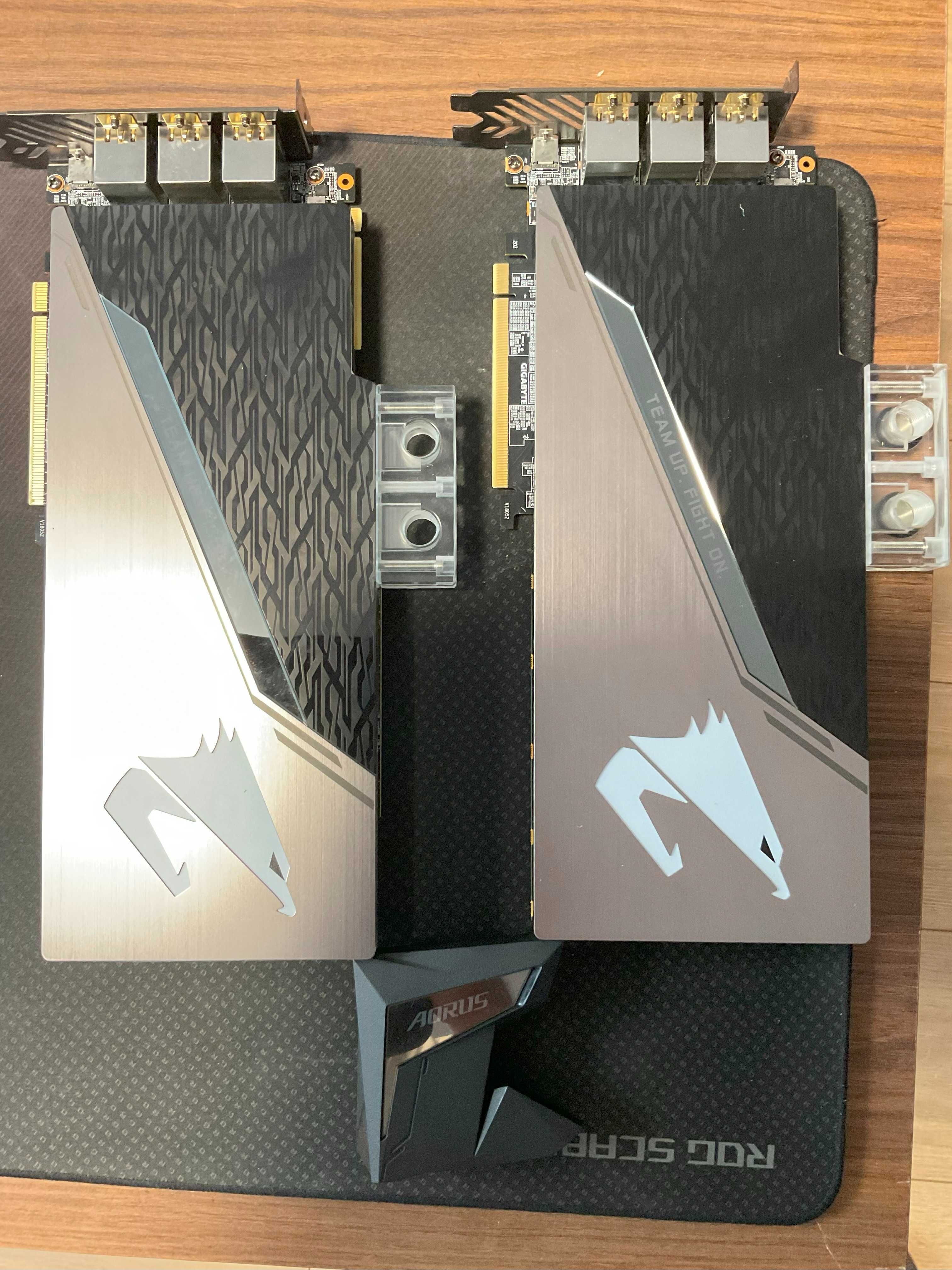 AORUS GeForce RTX™ 2080 Ti XTREME WATERFORCE WB 11G (Два броя)