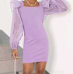 Rochie petrecere pentru fete, culoarea violet