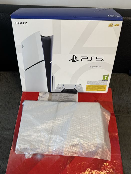 КАТО НОВ Sony Playstation 5 Slim Technopolis Гаранция 2027  White PS5