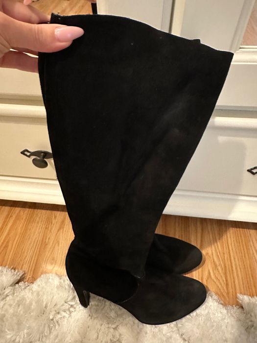 Cizme piele întoarsă 39,5 Del Carlo originale