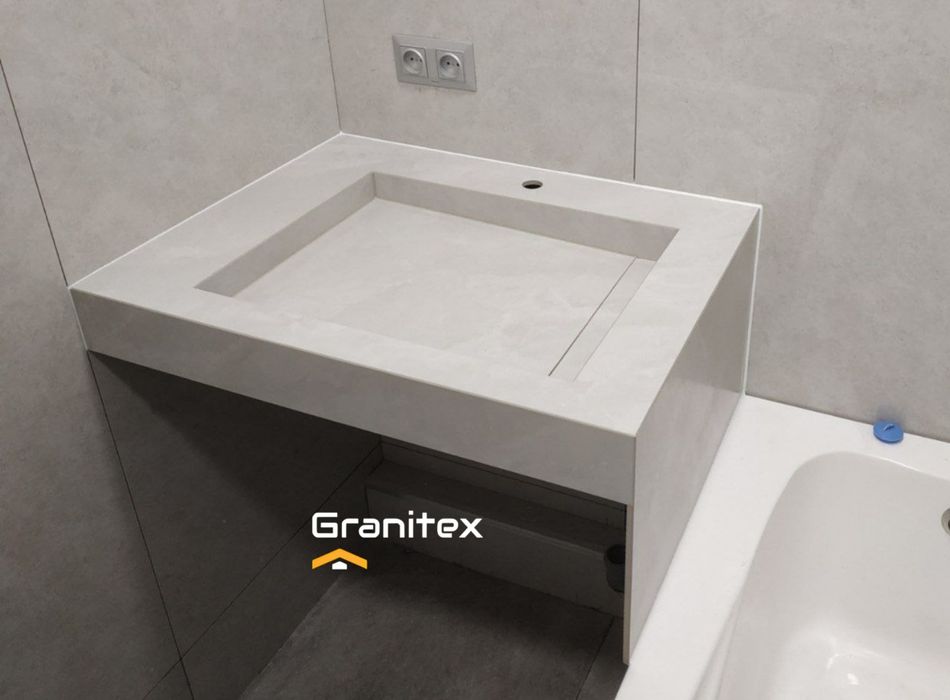 Раковина из керамагранита от Granitex