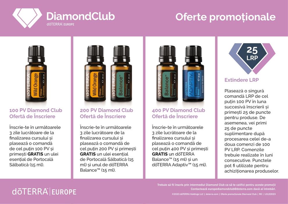 Înscrie-te ca și consultant doTERRA