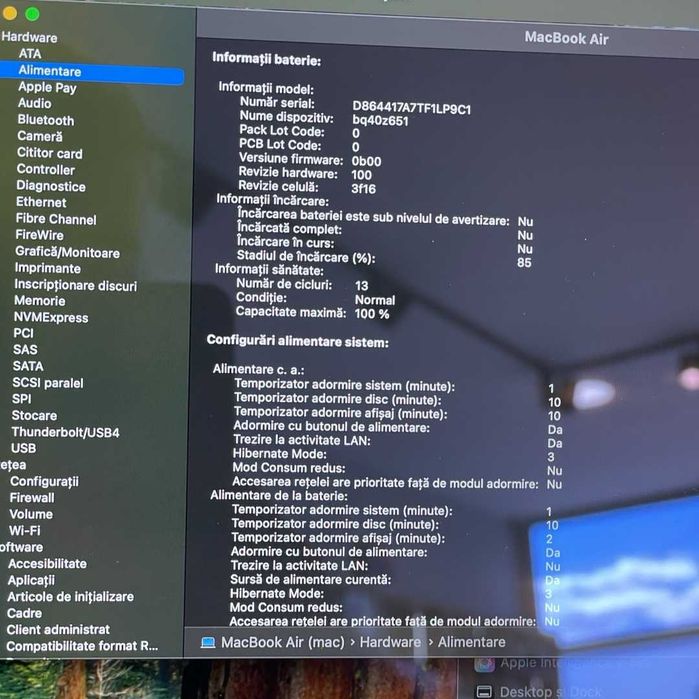 MacBook Air 15 M3 512GB RAM 16GB Silver - GARANTIE 12 LUNI | TrueGSM