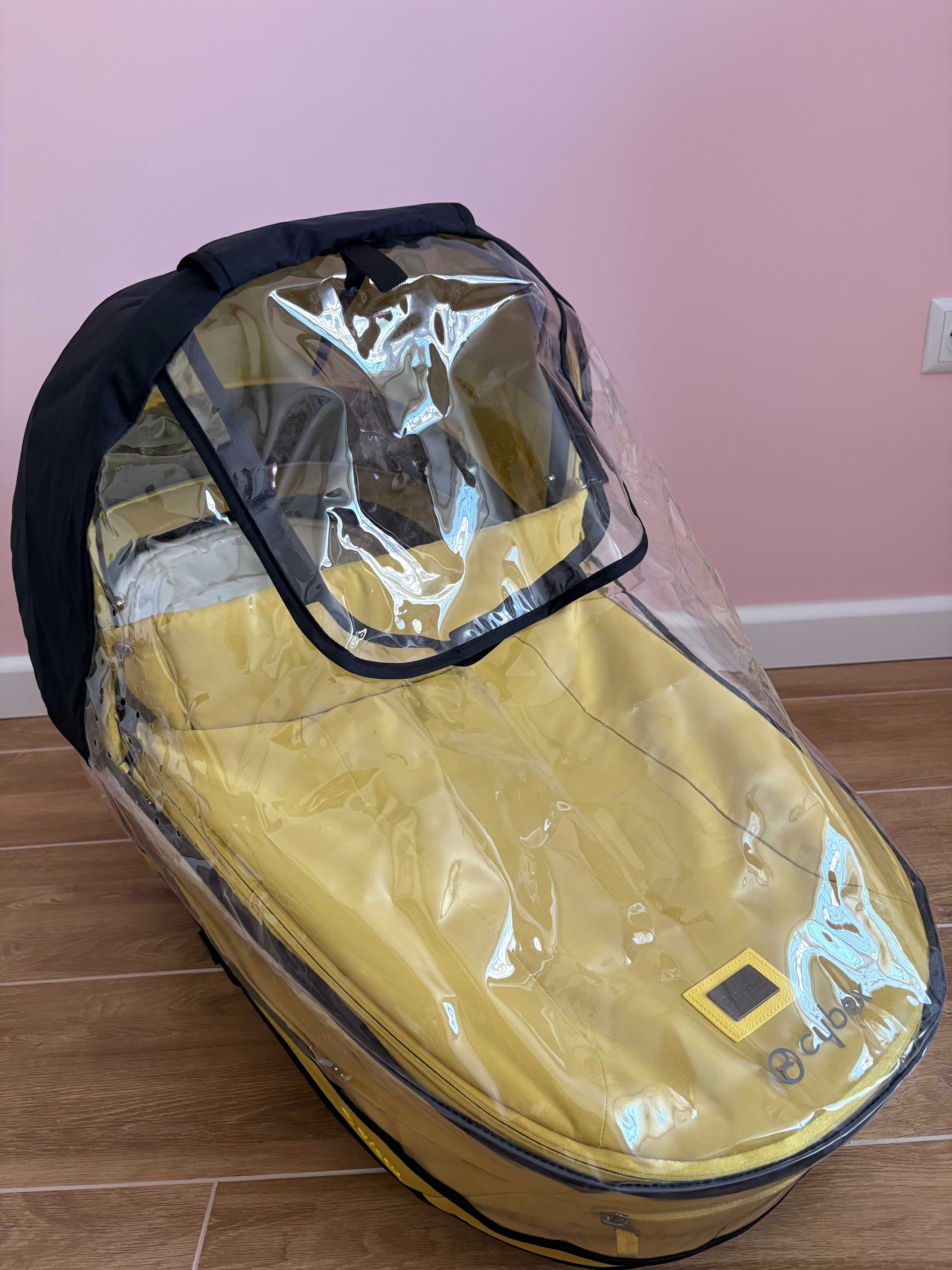 Кош за новородено Cybex Priam 4 /e-PRIAM Lux Mustard Yellow