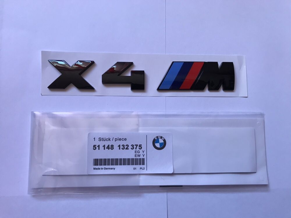 Set Embleme BMW X4M negru