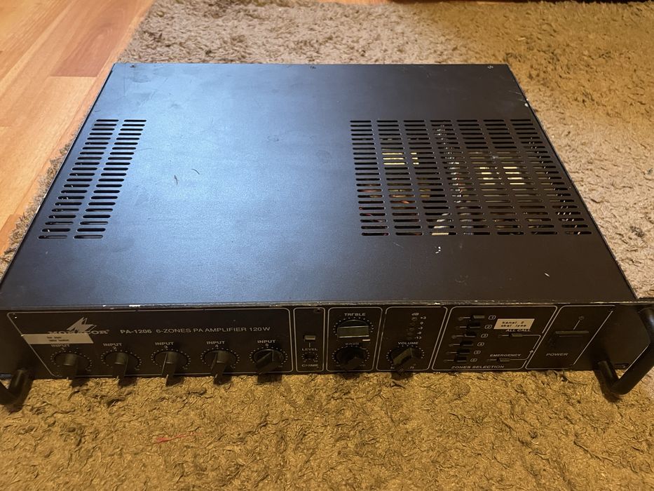 Monacor pa 1206 amplificator 6 zone DEFECT