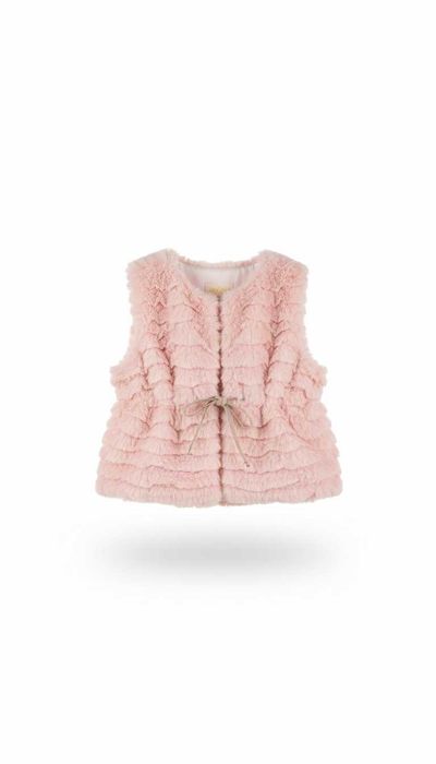 Пухкава Жилетка с връзки – Contrast