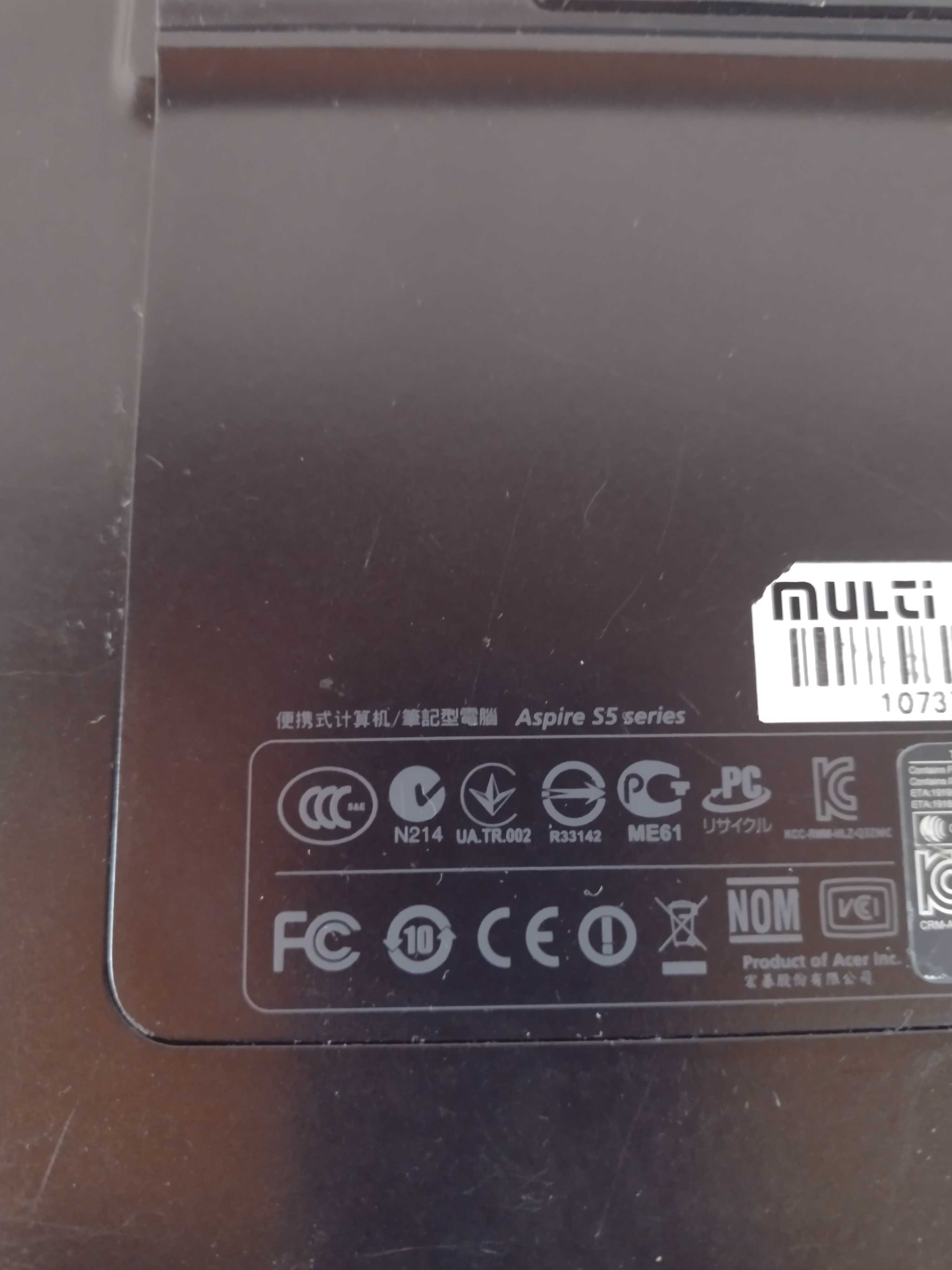 Acer Aspire S5 Лаптоп