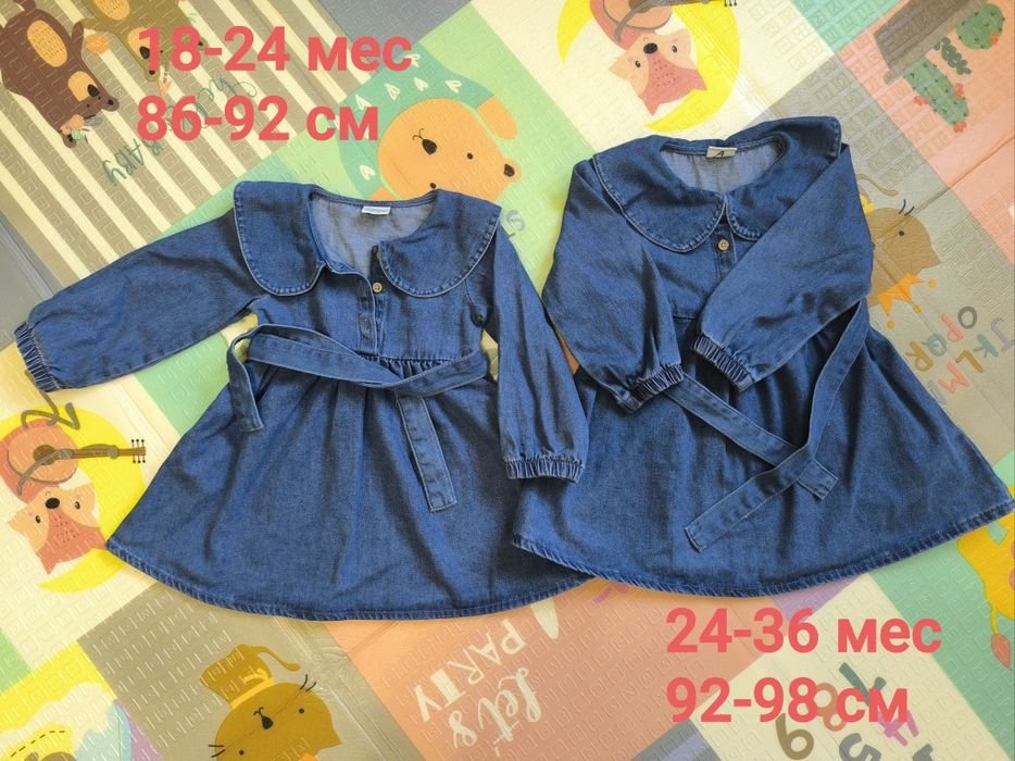 Джинсовые платья для девочек