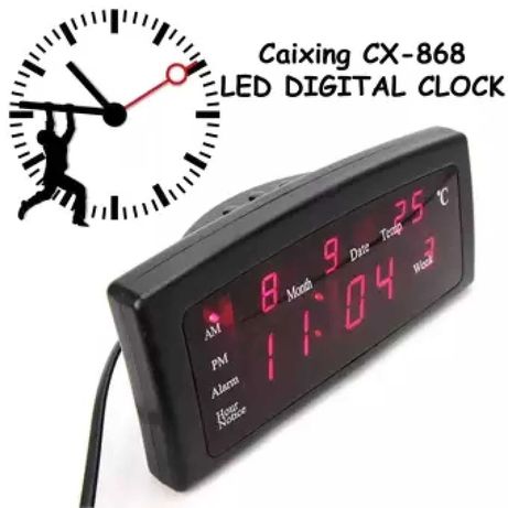 Дигитален LED будилник часовник Caixung CX-868