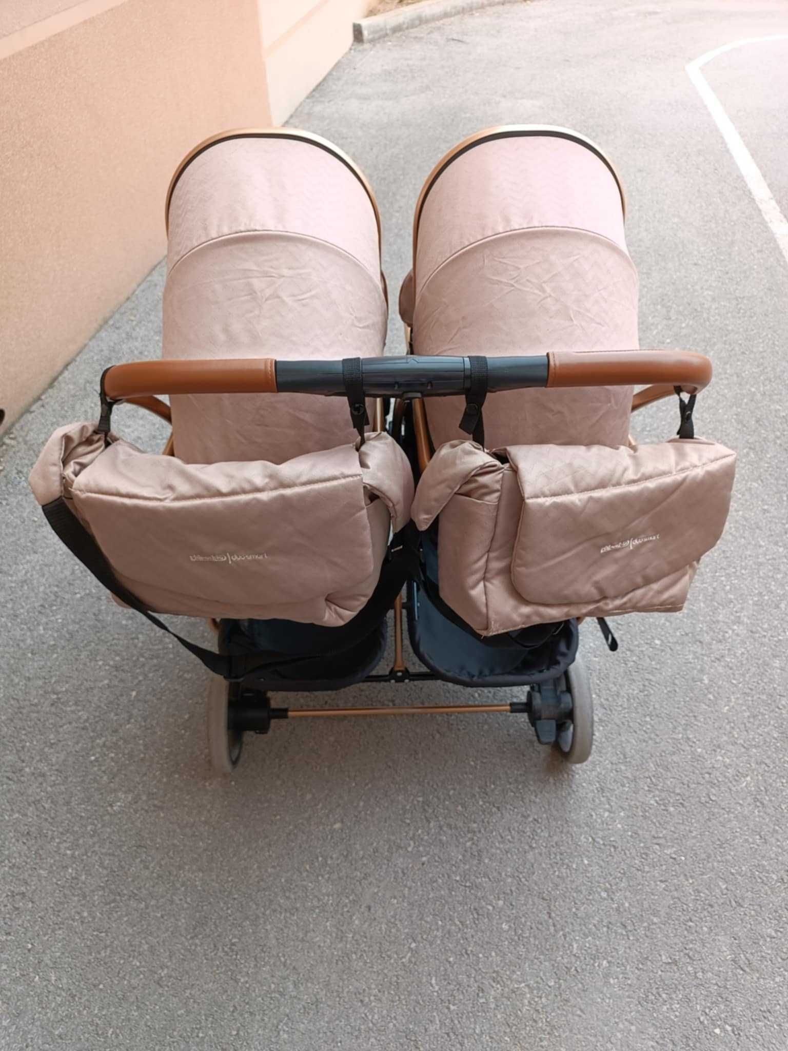 Количка за близнаци Chipolino Duo Smart
