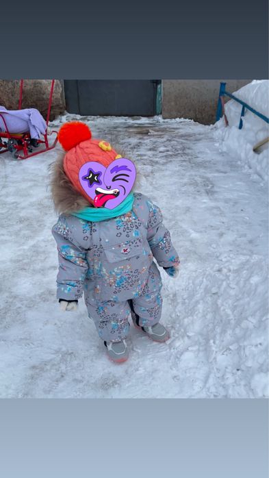 Комбез зимний трансформер 80  с рождения