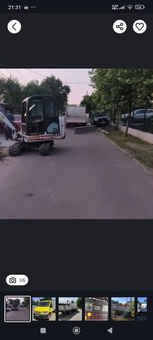 Mini escavatoare bobcat 329