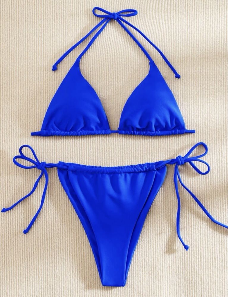Costum de baie dama, albastru
