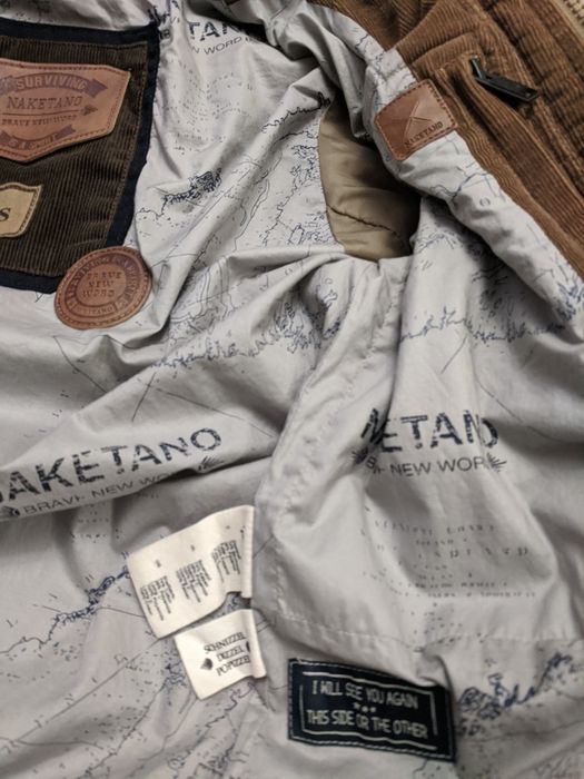 Geaca Naketano S bărbați și  Geaca blana naturala Zara M femei